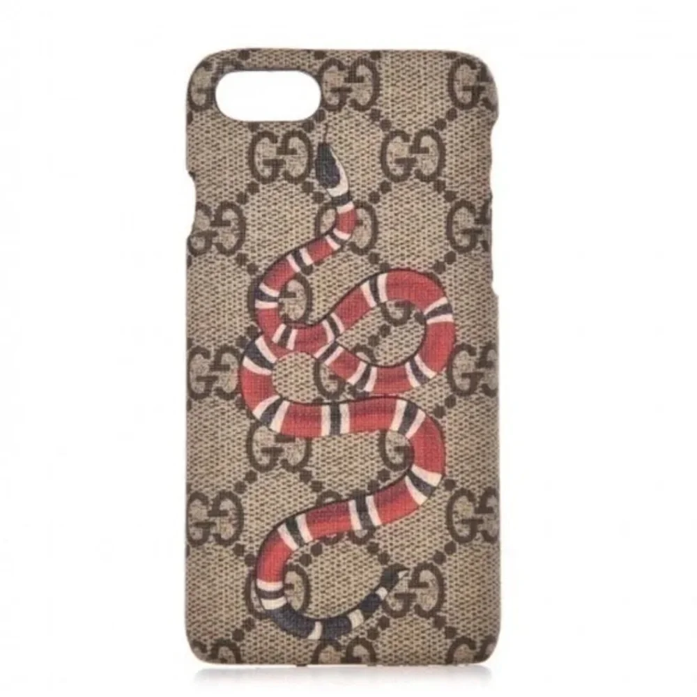 New Gucci Supreme Monogram‎ Kingsnake iPhone 7 Case Cover, New in Box,